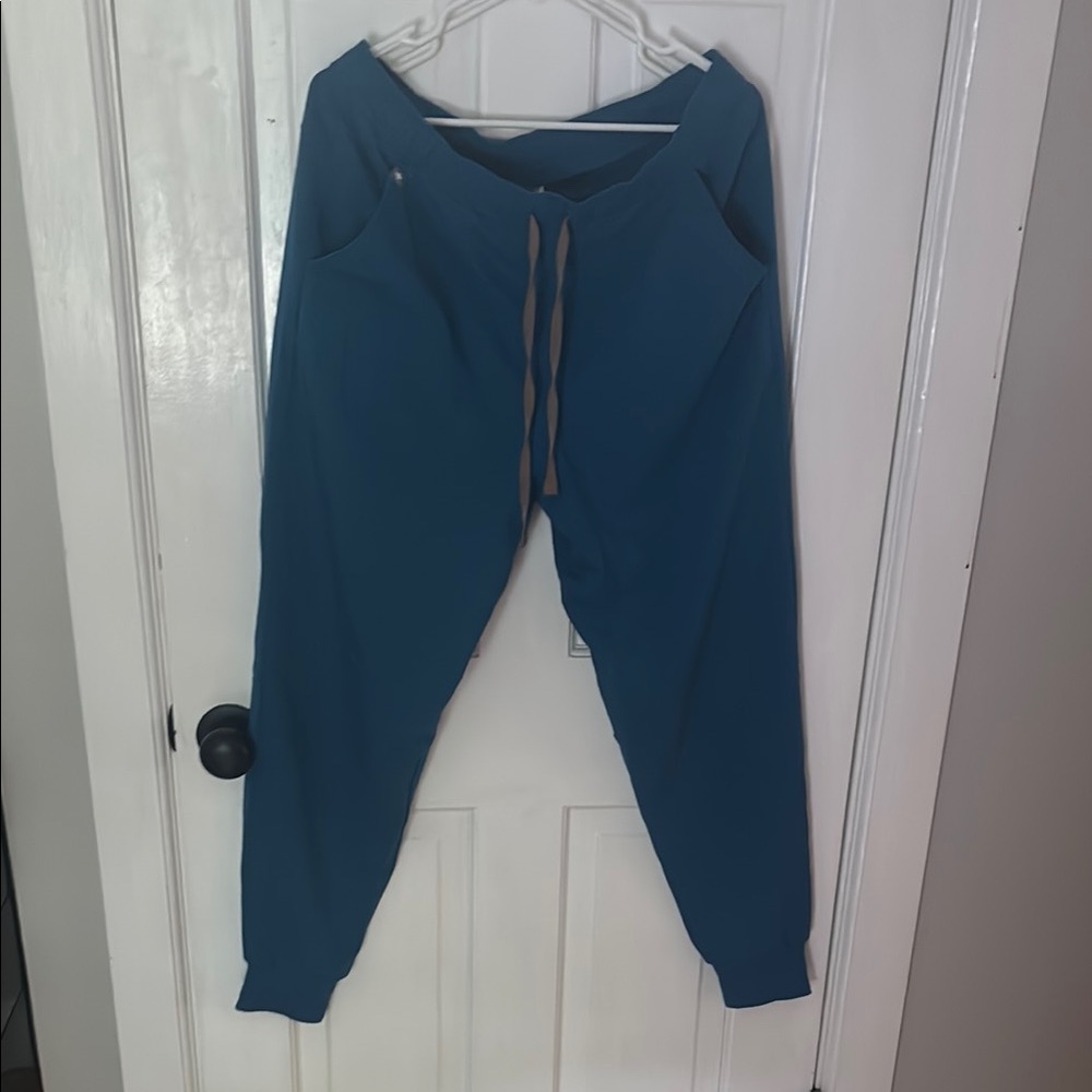 Figs Teal Jogger Pants